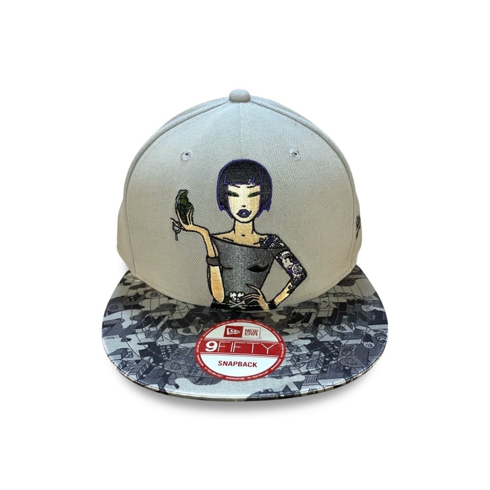 New Era 9FIFTY Tokidoki Snapback Cap Hat Boom Grenade Girl TKDK Brick City NWT